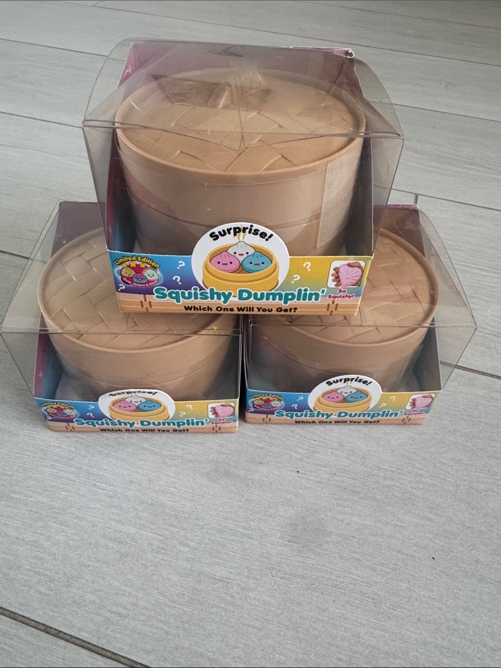 Surprise! Squishy dumpling Pack of 3
